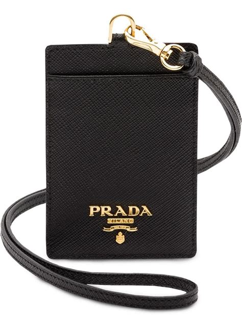 id card holder prada